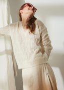 Pulls & Gilets Sud Express | Long-sleeved, V-neck Sweater  Femme