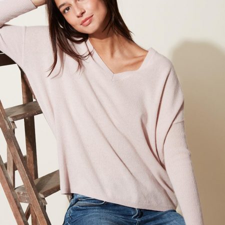 Pulls & Gilets Sud Express | V Neck Cashemere Sweater  Femme